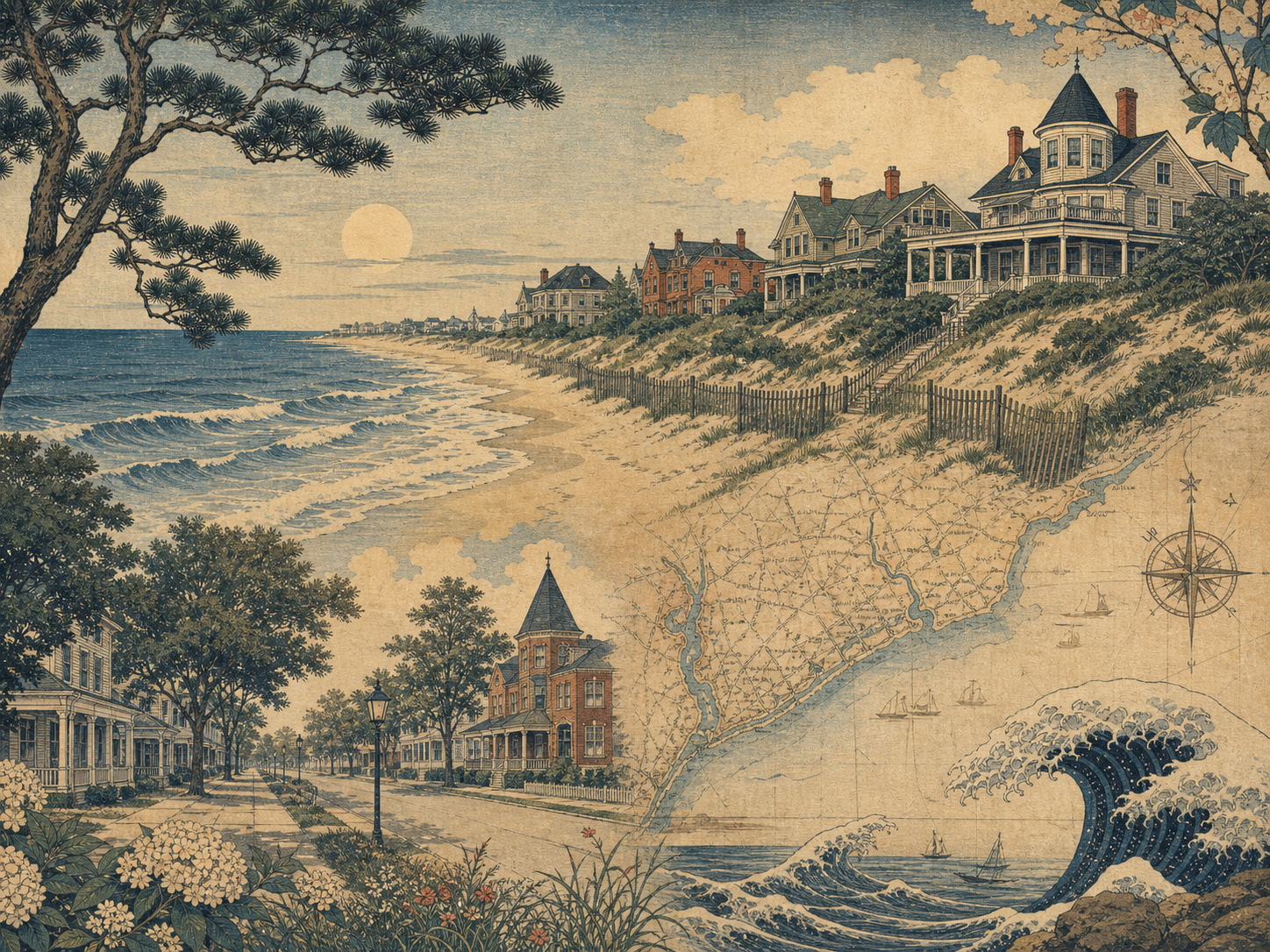 Kent Shore、Deal、Norwood Avenueの歴史を描いたOG画像