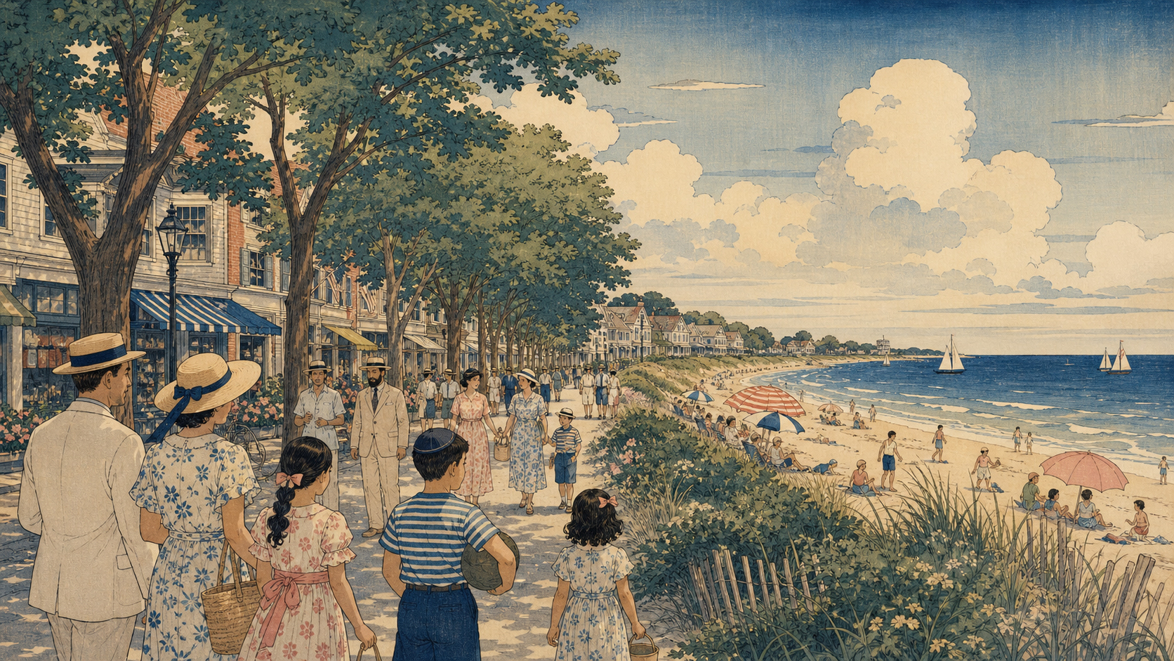 Norwood Avenue、海岸、家族の夏を描いたヒーロー画像